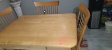 Ikea wooden dinner table and chairs/study table  for sale  Brooklyn