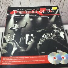 Usado, Guitarra Hal Leonard con lo mejor de U2 CD libro de canciones  segunda mano  Embacar hacia Argentina