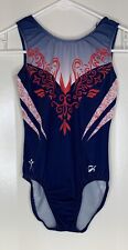 Used, GK Elite ~ Adult S AS Gymnastics Leotard Red White Blue Minnesota Design Nylon for sale  Shipping to South Africa