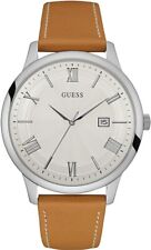 Relógio Guess masculino de couro marrom-bege Guess Watches comprar usado  Enviando para Brazil