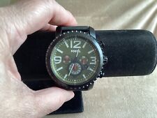 Fossil Mens Gage Multifunction Watch BQ2012 Black Link Bracelet In Tin  for sale  Shipping to South Africa