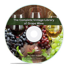 70 libros biblioteca de cultura de la uva, vinificación y vinificación, cultivo de uvas, PDF DVD H83 segunda mano  Embacar hacia Mexico