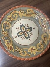 Artimino Tuscan Countryside Sienna Terracotta Salad Plate EUC for sale  Shipping to South Africa