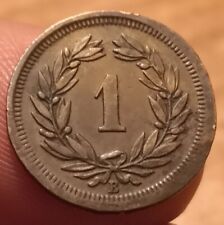 Moneta rappen 1925 usato  Olbia