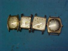 LOT OF 4 VINTAGE MENS WATCHES BULOVA, GENEVE,BENRUS for sale  Shipping to South Africa