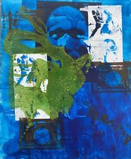 Composition blue green for sale  Shipping to United States
