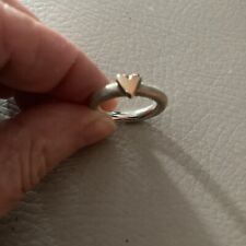 Silver gold ring for sale  FLEET