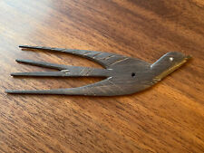 Vintage Bird Hair Comb, Wood Ebony Hair Pin for sale  Shipping to South Africa