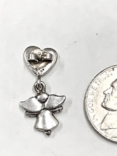 (1) James Avery Sterling Silver Heart & Angel Earring Drop  2.4 grams for sale  New Braunfels