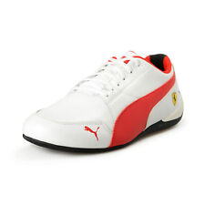 Puma X Scuderia Ferrari "SF Drift Cat 7" White Leather Athletic Sneakers Shoes, used for sale  Shipping to South Africa