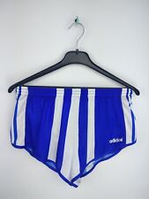 Calça esportiva Adidas vintage sprinter shorts old school anos 90 azul branco FS2 S comprar usado  Enviando para Brazil