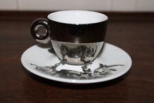 illy Art Collection 2008 William Kentridge Espresso Cup & Saucer Rosenthal for sale  Shipping to South Africa