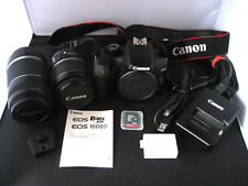 Cámara digital Canon EOS 1000D + 2 lentes + batería y cargador + bolsa + trípode... segunda mano  Embacar hacia Argentina