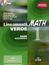 Lineamenti.math verde vol.1 usato  Napoli