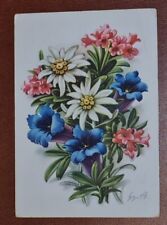 Kunstkarte edelweiss enzian gebraucht kaufen  Glauchau