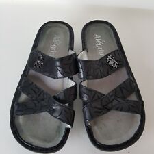 Alegria Women's Black Victoriah Lotus Sandals 38 8-8.5 for sale  Shipping to South Africa