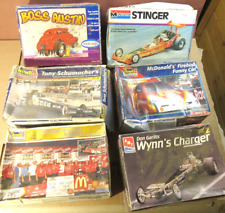Used, Attic Find 1990's (5) Top Fuel Dragsters & (1) Gasser Model Kits Beat Up Boxes for sale  Shipping to South Africa