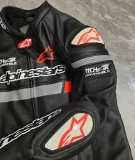 Alpinestars Atem v3 Leather Sports Motorcycle/Motorbike Track Jacket - Black  for sale  Shipping to South Africa