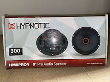 Hypnotic HM8PRO4 8” Pro Audio Speakers (Pair), 300 Watts, 4 Ohm, Car Audio for sale  Shipping to South Africa