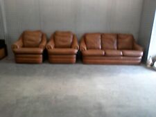 Plan brown leather for sale  LIVINGSTON