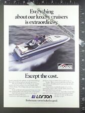 1987 advertisements larson for sale  Lodi