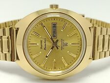 Relógio de pulso masculino HMT Kanchan Gold Face automático D&D 21 joias corda manual comprar usado  Enviando para Brazil