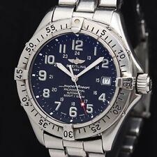 Usado, Relógio automático masculino Breitling Superocean A17345 data aço inoxidável comprar usado  Enviando para Brazil