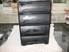 black plastic drawers for sale  THATCHAM