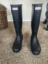 Hunter Original Women's Tall Rain Boots - Black Size 7 for sale  Shipping to South Africa