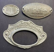 Stimpson computing scales for sale  Adolphus