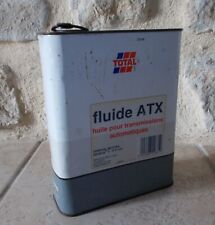 Ancien bidon d'huile TOTAL Fluide ATX garage burette Vintage oil can 2 l #2 d'occasion  Bayeux