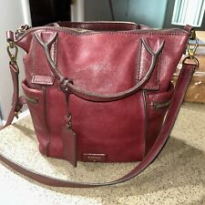 Fossil burgundy leather for sale  Clearwater