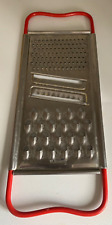 VINTAGE SKYLINE RED HANDLE FLAT GRATER stainless steel  W Germany Good condition for sale  Shipping to South Africa
