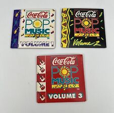 Mini CD Coca Cola Pop Music 1991 3" volúmenes 1-3 abierto buen estado segunda mano  Embacar hacia Argentina