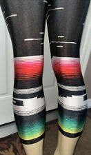GOLDSHEEP CROP LEGGINGS Viva Collection Mariachi Mexican Blanket Pants--Small for sale  Shipping to South Africa