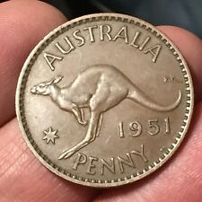 Australia penny 1951 usato  San Bonifacio