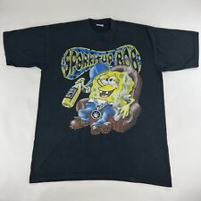 Usado, Camiseta Masculina Vintage Y2K Bob Esponja 'Spark It Up Bob' Gangster Hip Hop Rap comprar usado  Enviando para Brazil