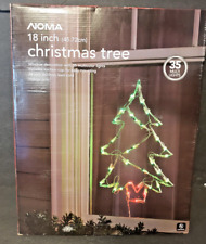 Noma Árbol de Navidad 24" Decoración Ventana 35 Multicolor LED Interior Vacaciones segunda mano  Embacar hacia Argentina