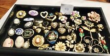 Lot vintage brooches for sale  Foster