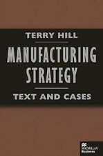 Manufacturing strategy texts for sale  UK