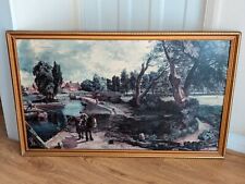 Vintage Constable Flatford Mill Framed Panel Art Print  for sale  Shipping to South Africa