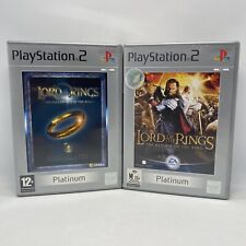 Lord Of The Rings Fellowship & Return Of The King PS2 PlayStation 2 PAL FreePost comprar usado  Enviando para Brazil