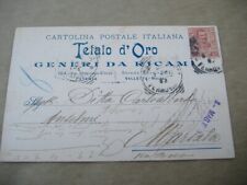 Cartolina commerciale 1905 usato  Bologna