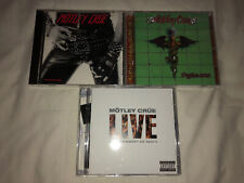 Motley Crue 3 CD LOTE Dr. Feelgood Too Fast For Love Live Entertainment Or Death comprar usado  Enviando para Brazil