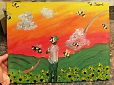 Used, Homemade Original Acrylic Painting Tyler the Creater Flower Boy 11" x 14" Canvas for sale  Shipping to Canada