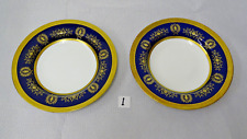 COALPORT LADY ANNE COBALT   RIMMED SOUP BOWLS X2 PAIR 1  TEA  SET DINNER SERVICE for sale  Shipping to South Africa