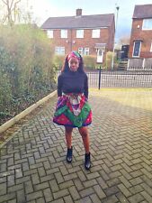 Ankara Skirt African  African Print Skirt Midi Skirt with Pockets+FREE HEADWRAP for sale  Shipping to South Africa