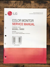 Usado, Manual de servicio de monitor LG modelo 790SC *Original* segunda mano  Embacar hacia Argentina