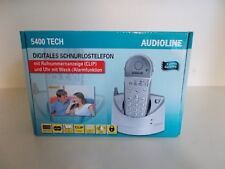 Audioline 5400 Tech, Digitale Telefono Cordless, Sveglia, Conf. Orig. , #K45-5 segunda mano  Embacar hacia Argentina