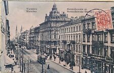 Poland Classic Old Postcard 1819 Warszawa Marszałkowska ul #203 na sprzedaż  Wysyłka do Poland